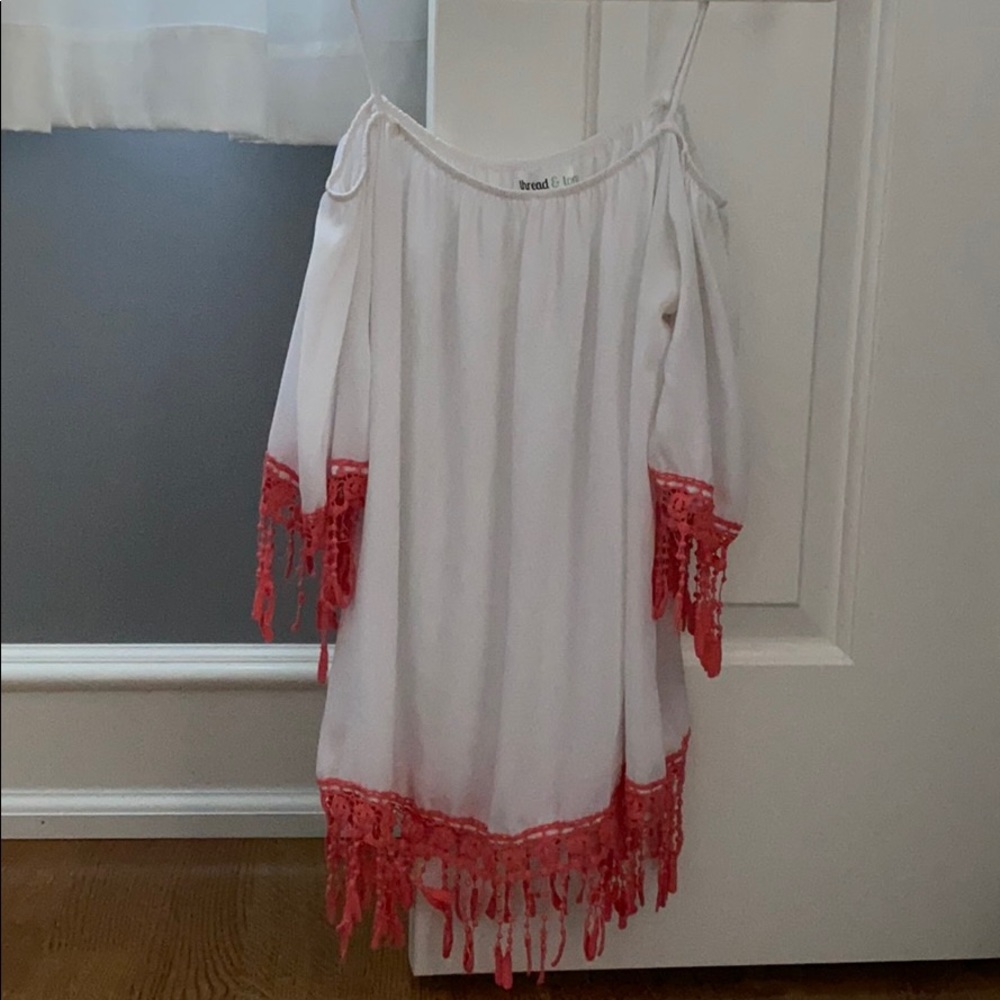 Fun Blouse With Coral Fringe